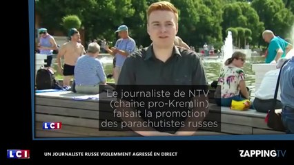 Un journaliste russe violemment agressé pendant un duplex (vidéo)