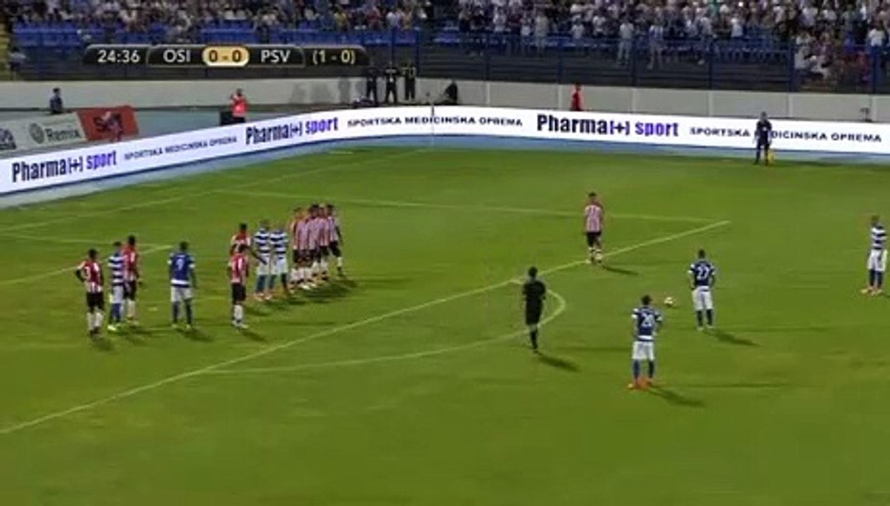 Petar Bockaj Goal HD - Osijek (Cro) 1-0 PSV (Ned) 03.08.2017