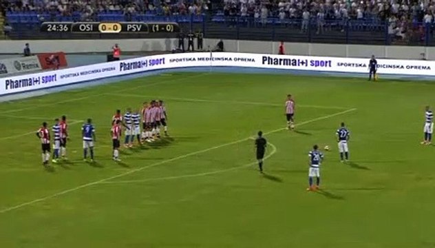 Petar Bockaj Goal HD - Osijek (Cro) 1-0 PSV (Ned) 03.08.2017