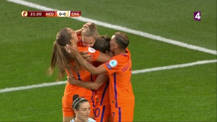 Euro 2017 : Miedema surprend l'Angleterre et fait exulter les Pays-Bas !