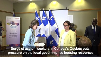 Asylum seeker surge puts 'pressure' on Canada housing resources