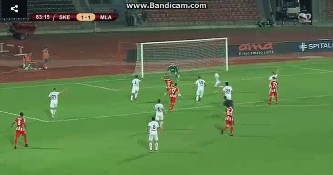 Sebino Plaku Goal - Skenderbeu 2-1 Mlada Boleslav 03.08.2017