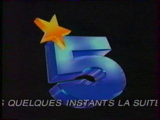 La 5 - 18 Juin 1990 - Pubs, teaser, début "Arrêt sur image" (avec bug technique en direct)
