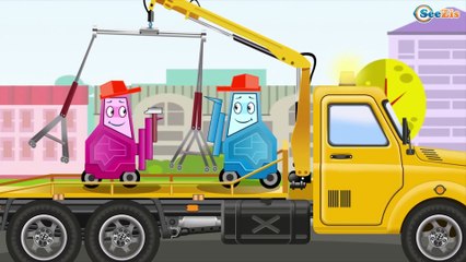 СБОРНИК: Мультики про МАШИНКИ - Эвакуатор спешит на помощь друзьям - Развивающие видео для детей