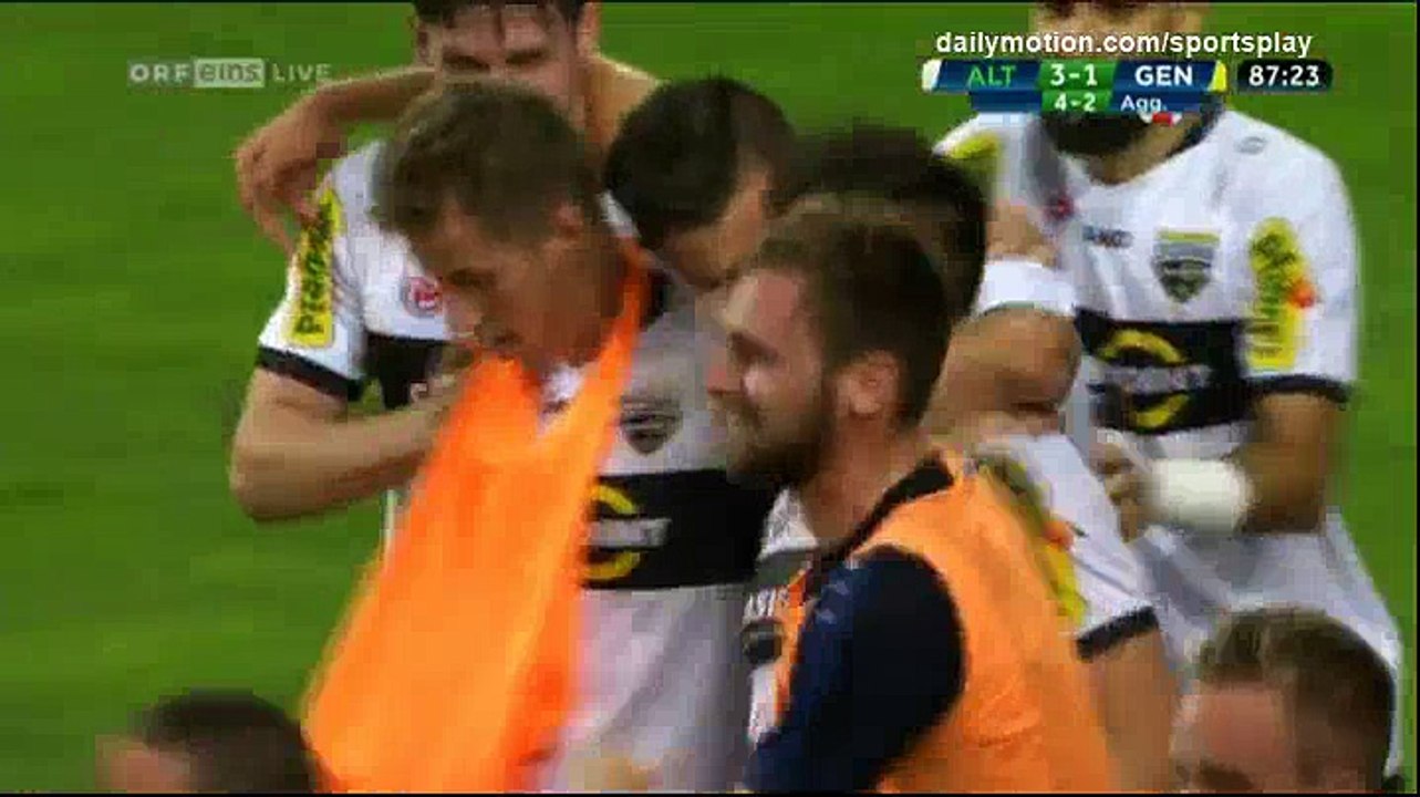 Kristijan Dobras Goal HD - Altach 3 - 1 Gent - 03.08.2017 (Full Replay)