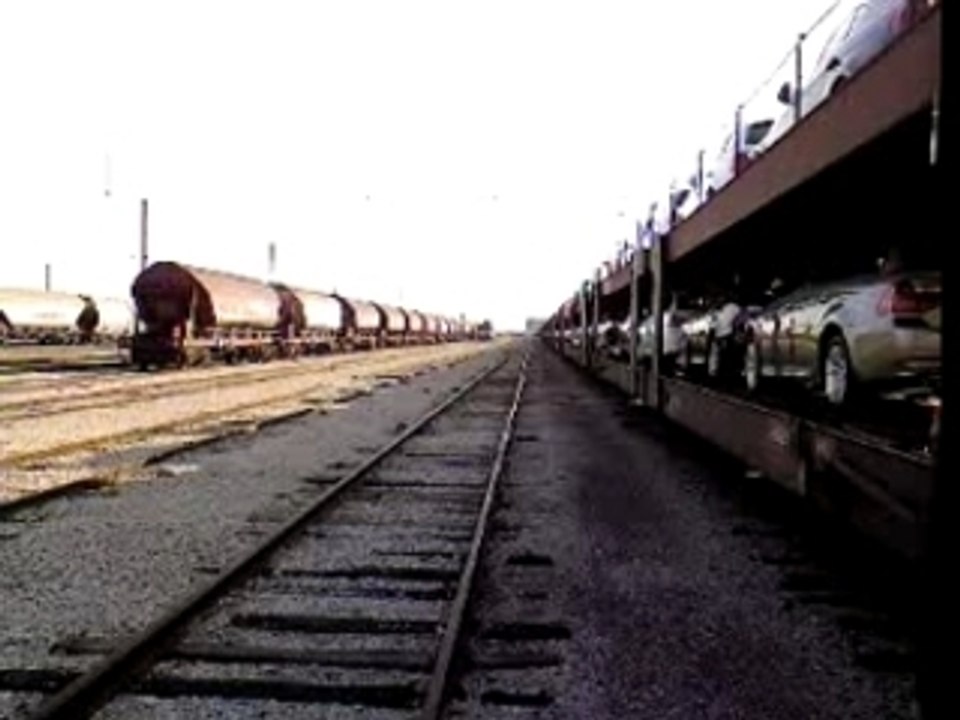 Train Passant sur 3 Petards