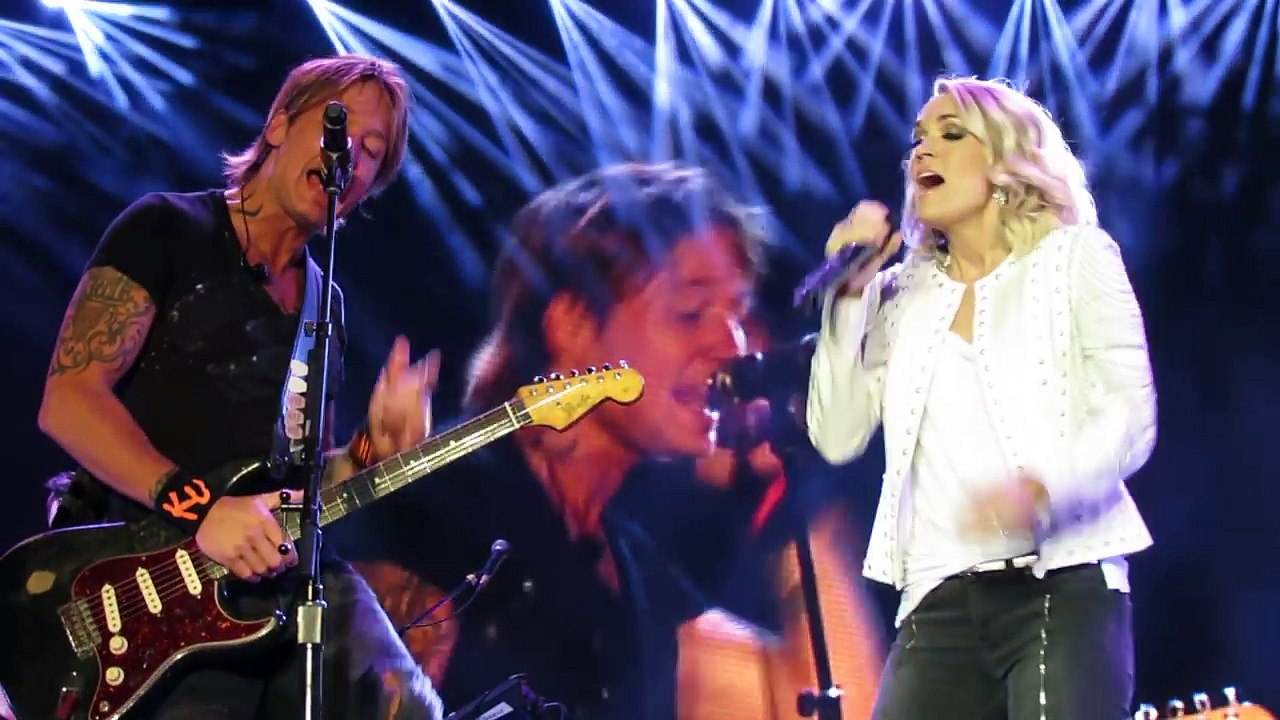 KEITH URBAN CARRIE UNDERWOOD THE FIGHTER LIVE IN WELLINGTON 3/12/2016