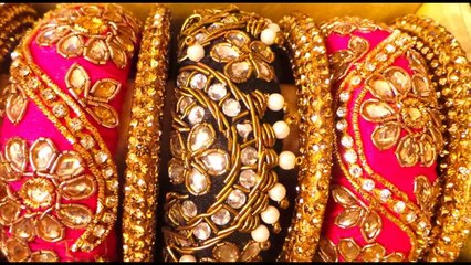 raw silk bangles latest designs 2017