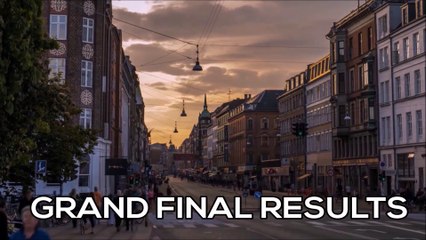 WAO Song Contest / 25th edition / Copenhagen, Denmark / Grand final results