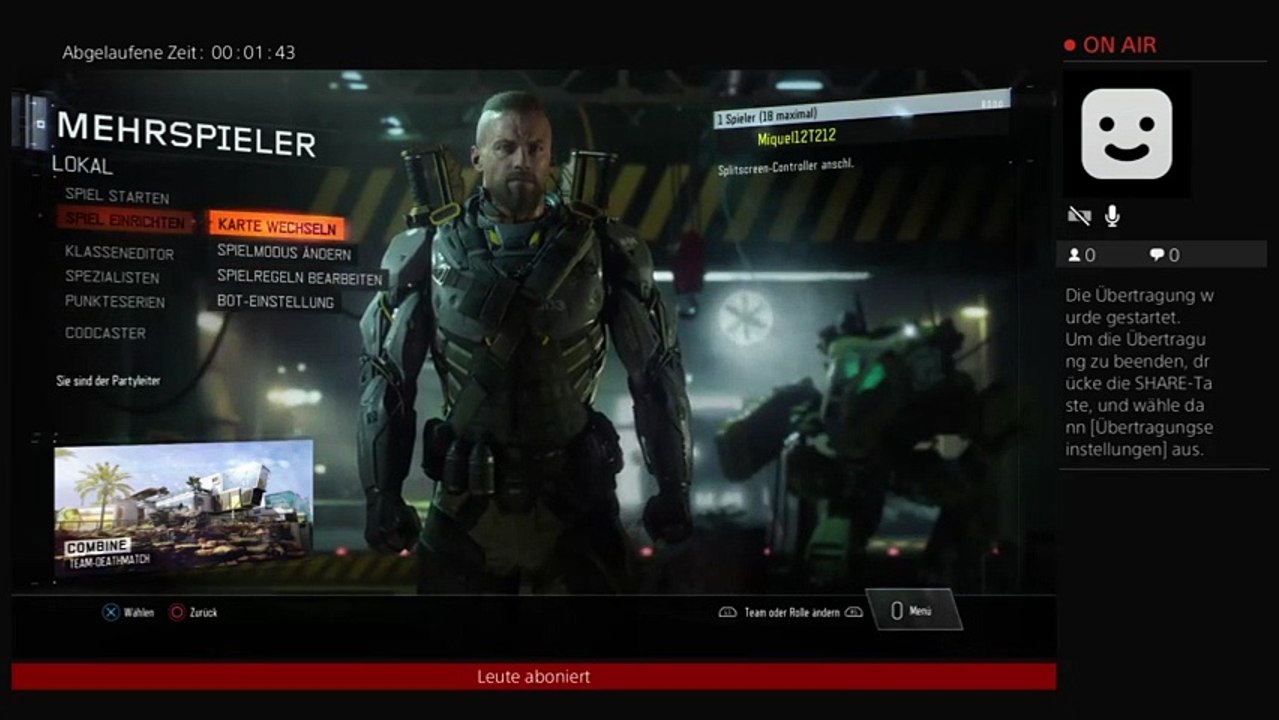 PS4-Live Black ops 3