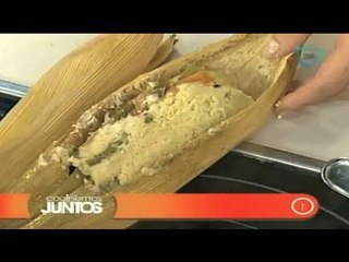 Tamales clásicos de rajas con queso. Cocinemos Juntos