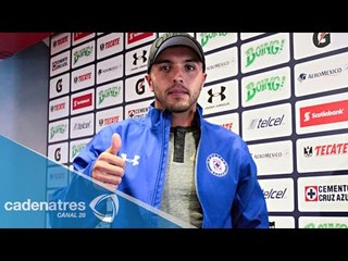 Contento Omar Mendoza con su debut con Cruz Azul