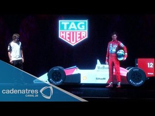 La tecnología hace posible el encuentro entre Fernando Alonso y Ayrton Senna