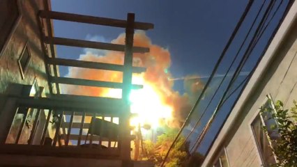 Globos provocaron una enorme explosión que dejó a varios vecinos sin luz