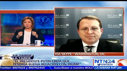 “El presidente Putin creía que al elegirse a Trump la situación iba a mejorar en la relación bilateral”: analista Stephe