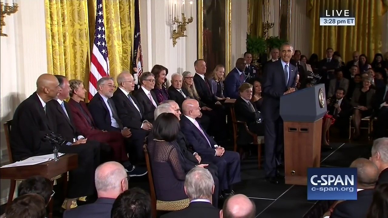 Ellen DeGeneres Medal of Freedom Award 11-22-16