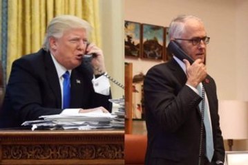 Donald Trump told Malcolm Turnbull 'you are worse than I am' on refugees during call, leaked transcript reveals