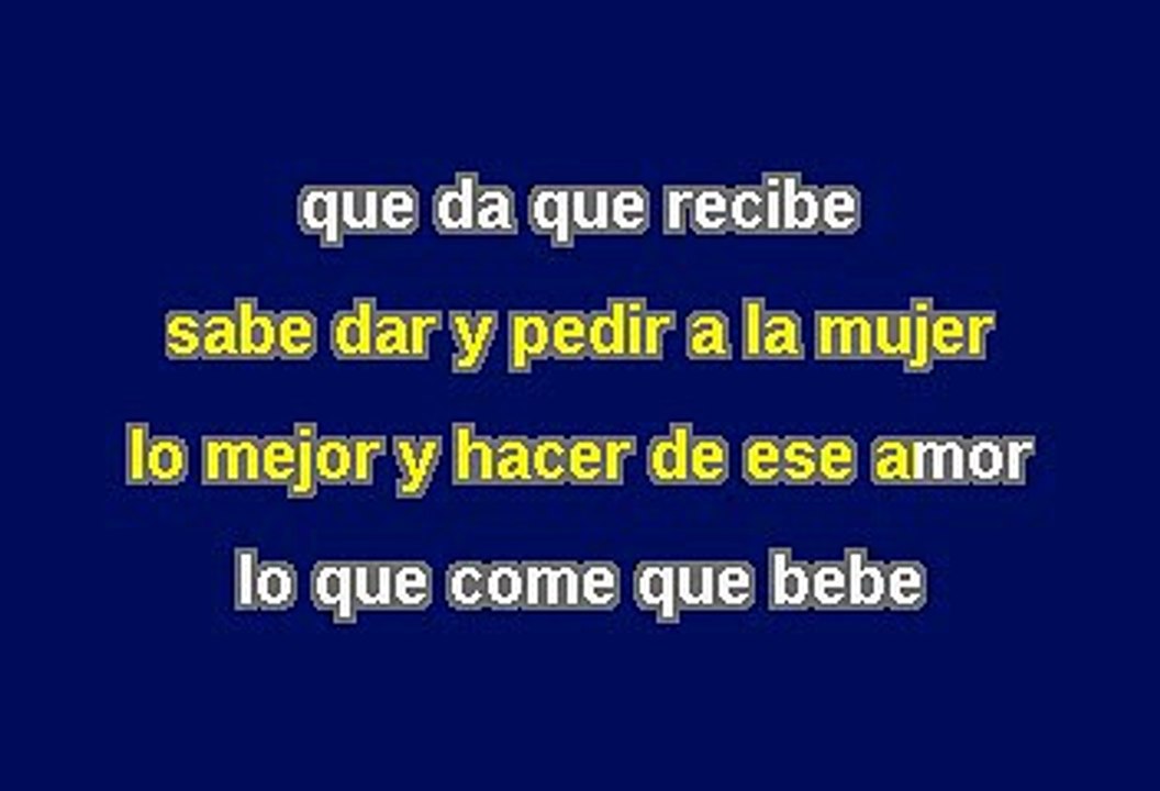 Roberto Carlos - Cama y mesa (Karaoke)