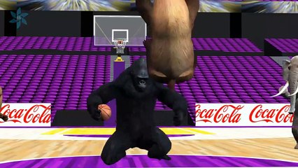 বন্য পশু বাস্কেটবল বাচ্চাদের জন্য বাজানো | গর