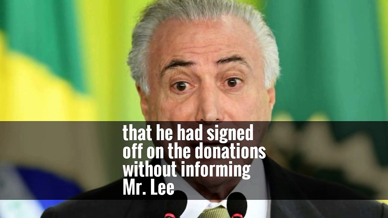 Samsung Heir, Testifying at His Trial, Denies Bribery Charges