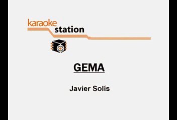 Javier Solis - Gema (Karaoke)