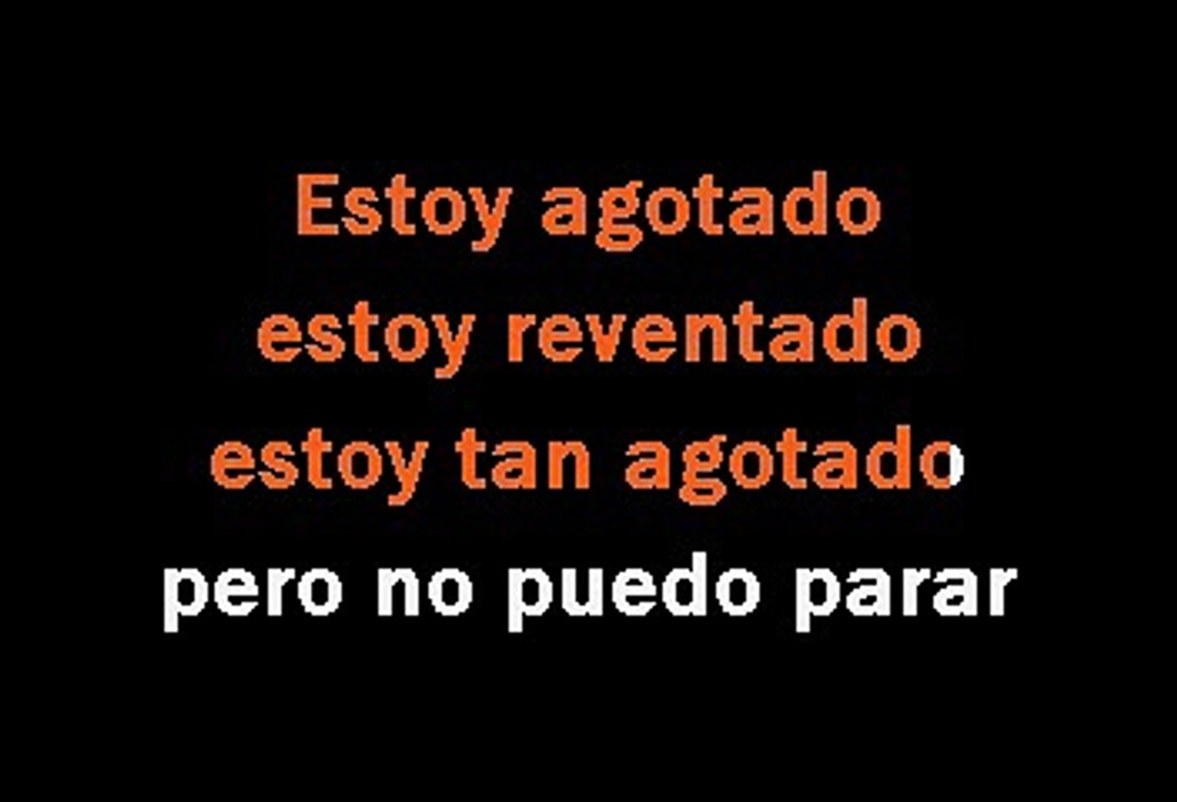 Mana - Estoy agotado (Karaoke)