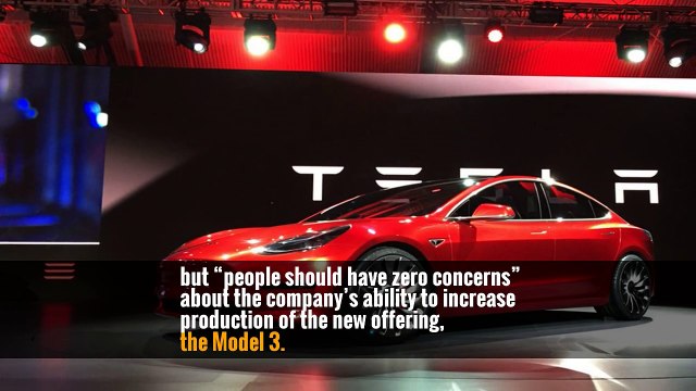 Elon Musk Reassures Investors as Tesla Ramps Up Model 3 Output