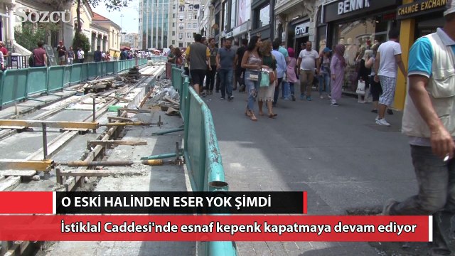 İstanbul'un en ünlü caddesini görenler gözlerine inanamıyor