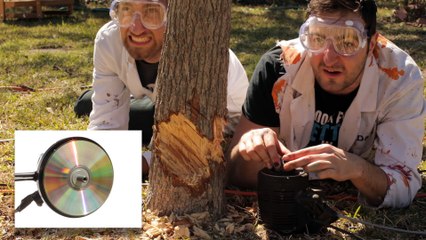 CD Shattering at 170,000FPS! - The Slow Mo Guys