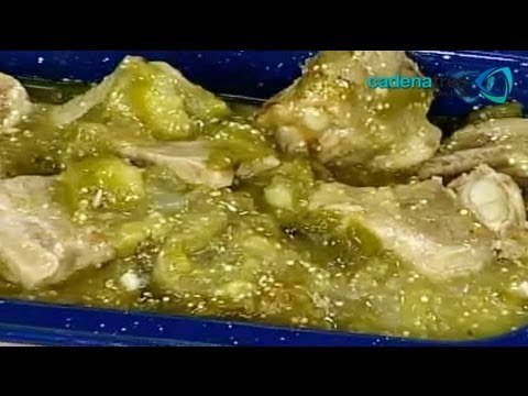 Receta fácil de entomatado de cerdo. Receta fácil de carne de cerdo / comida mexicana