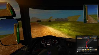 Euro Truck Simulator 2-Mod Mapa Peru: #2 Viajando pelas estradas mortais, acidentes e a travessias nos rios. Parte 2/2