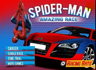 Spiderman Car Racing Games For Kids