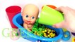 Learn Colors M&M Chocolate Baby Doll Bath Time Surprise Toys With Nursery Rhymes Finger Family song