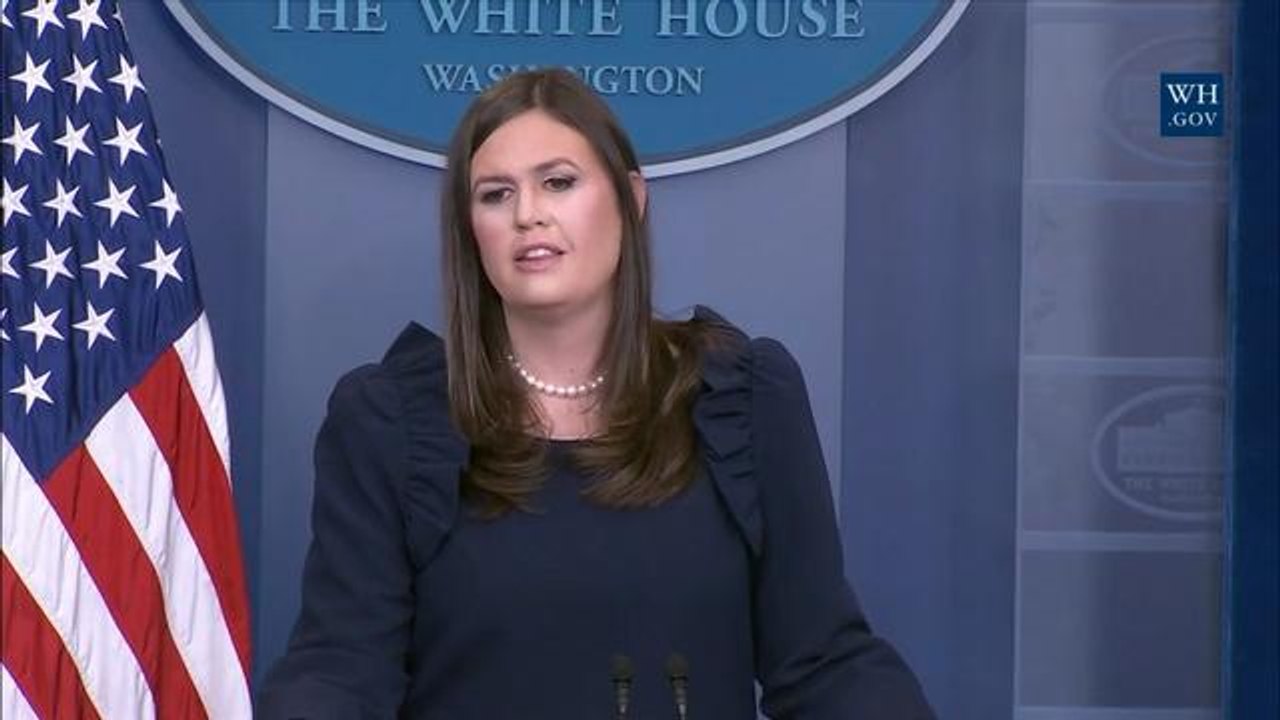 Sarah Huckabee Sanders Argues Russia Collusion Story Is Phony