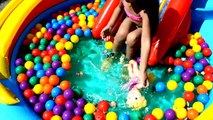 Vivo y bebé globos baño muñeca divertido Niños infantil piscina súper tiempo juguetes con orbeez