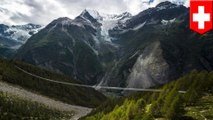 Jembatan gantung terpanjang di dunia telah dibuka di Swiss - TomoNews