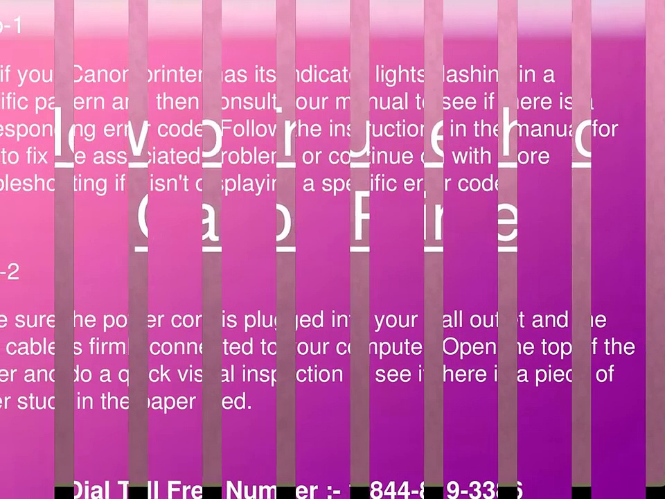 How to troubleshoot Canon printer