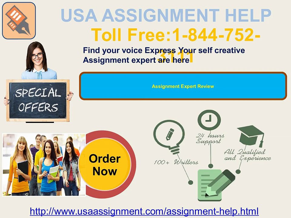 Assignment Expert Review | Contact Now 1-844-752-3111