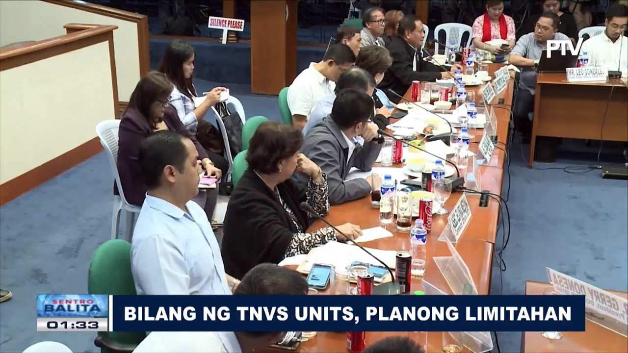 Bilang ng TNVS units, planong limitahan