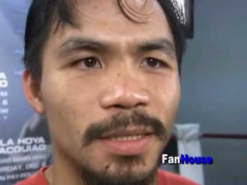 Manny 'pacman' Pacquiao on Oscar De La Hoya