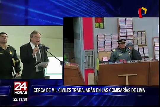 Cerca de mil civiles trabajarán como auxiliares de policías en comisarías