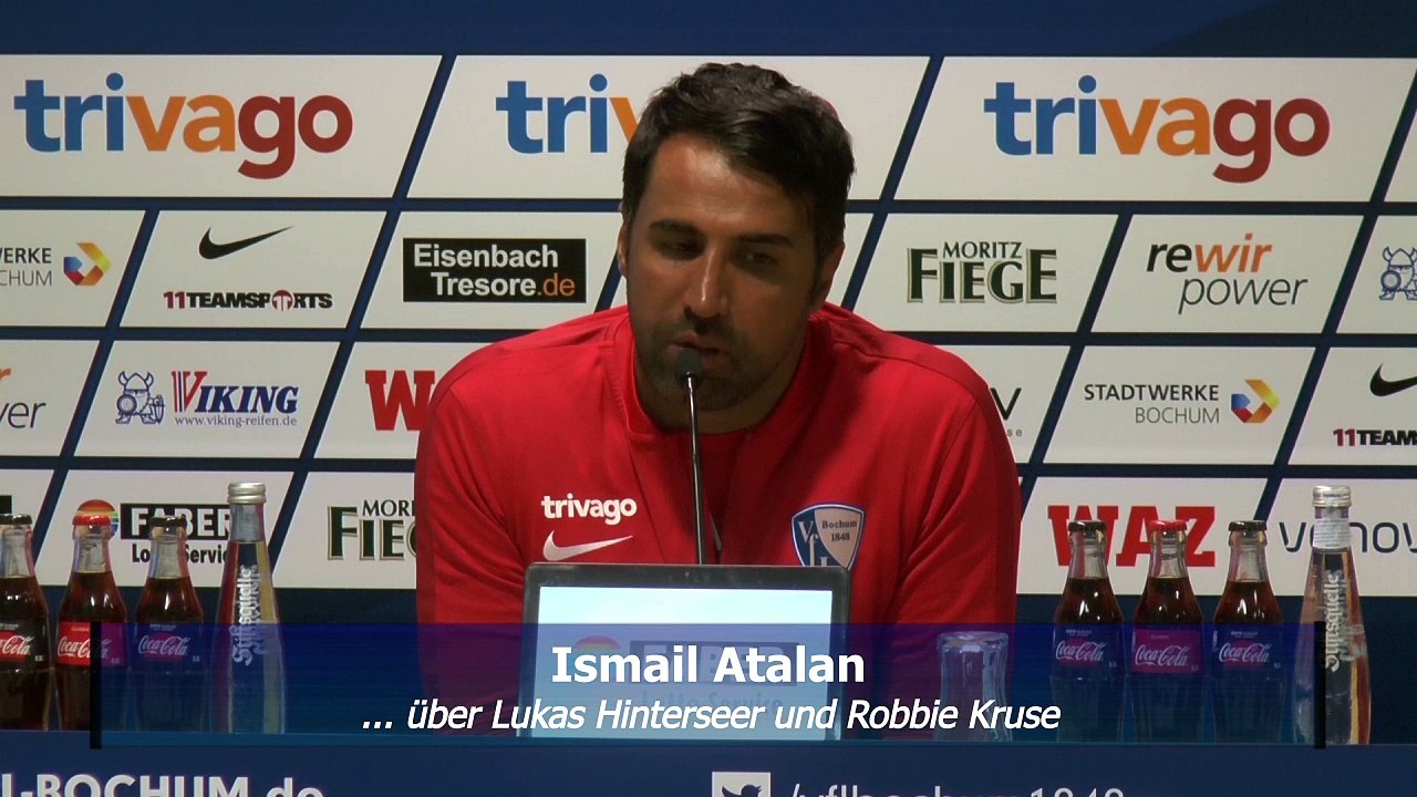 Bochum: Trainer Atalan und Manager Hochstätter vor dem Derby in Duisburg