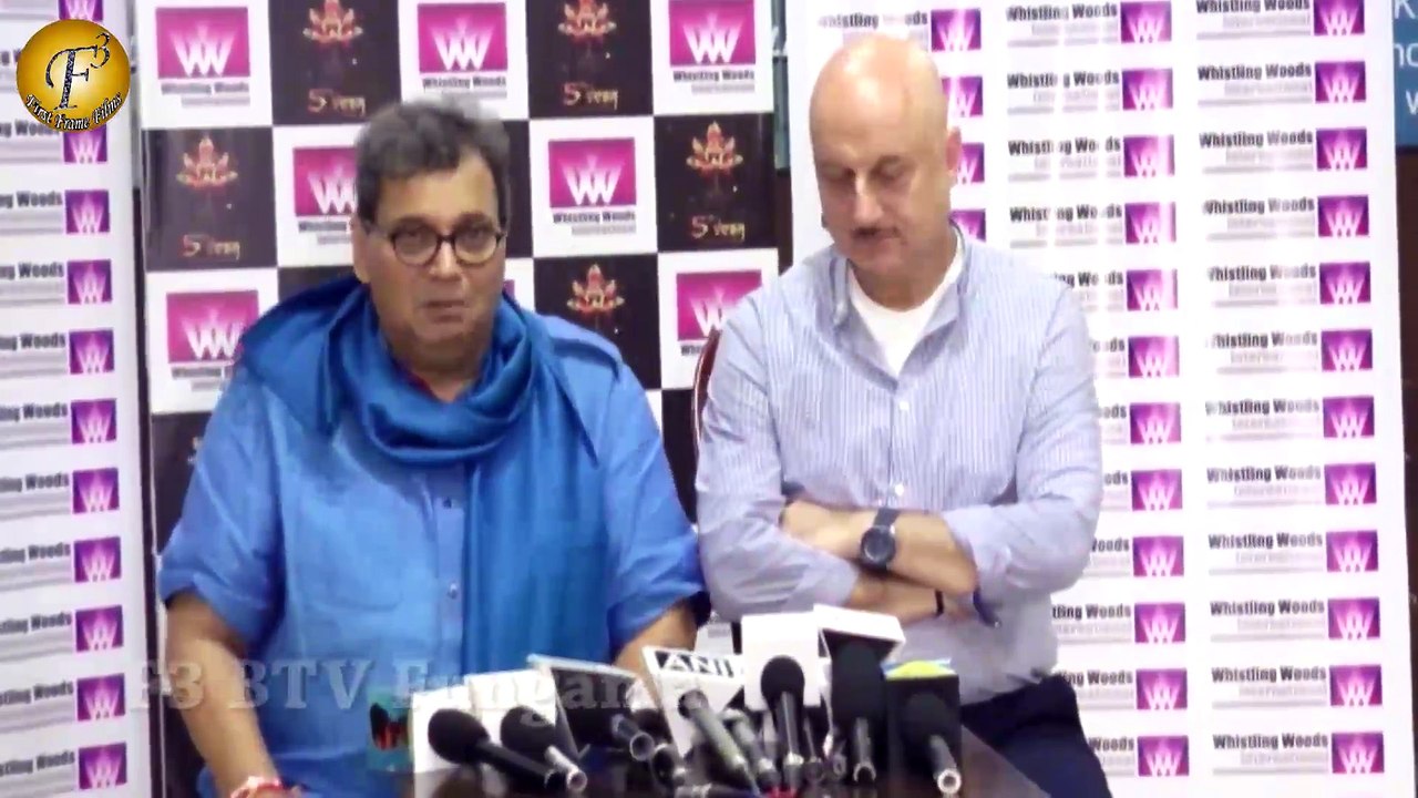 Whistling Woods | New Sessions of ‘5th Veda’ With Anupam Kher , Subhash Ghai