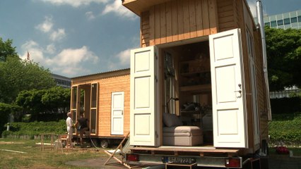Allemagne: les tiny houses, logements miracles pour les réfugiés