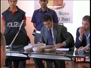 TG 13-06-09: BITONTO, SEQUESTRATI SEI CHILI DI COCAINA