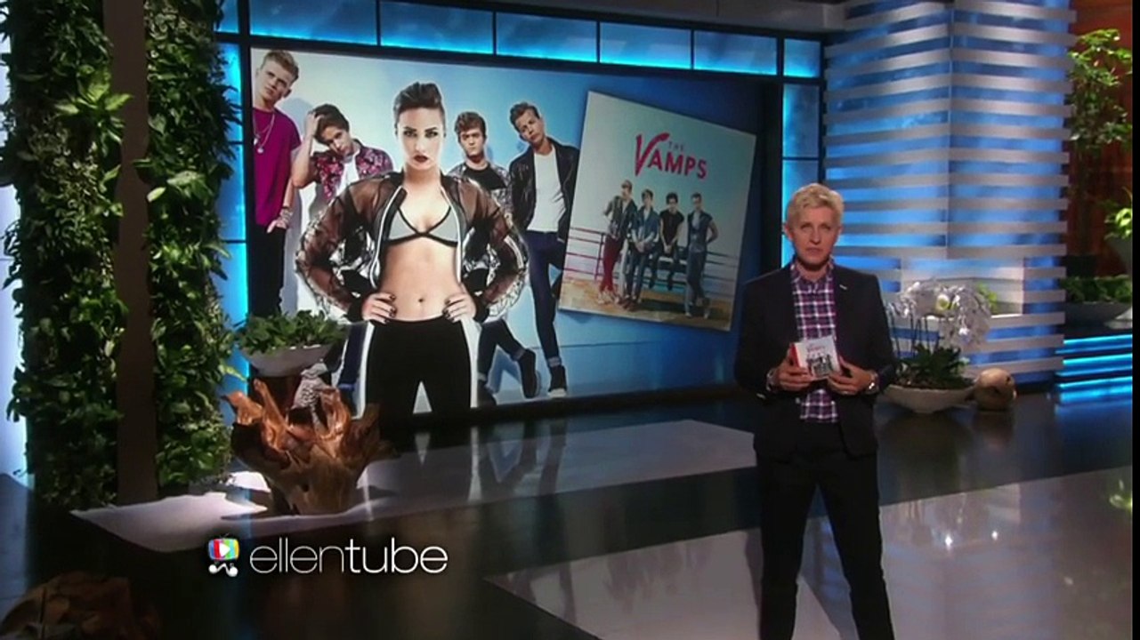Demi Lovato and The Vamps - Somebody to You Live on Ellen