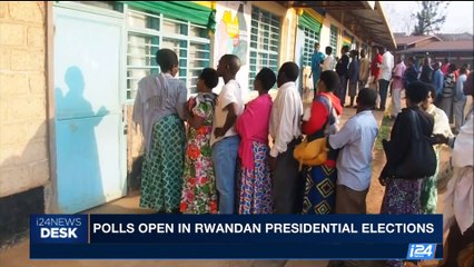 i24NEWS DESK | Polls open in Rwandan presidential elections | Friday, August 4th 2017