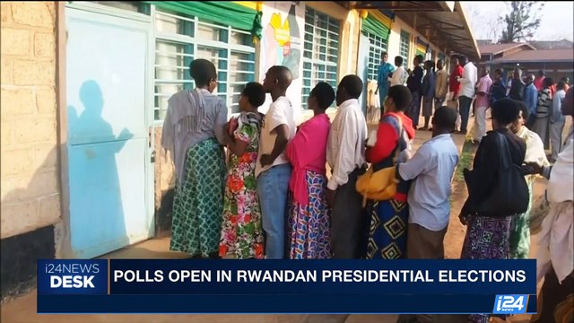 i24NEWS DESK | Polls open in Rwandan presidential elections | Friday, August 4th 2017