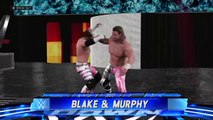 Mojo Rawley & Zack Ryder vs.Buddy Murphy & Wesley Blake Tag Team Match Smackdown live WWE