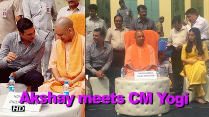Akshay Kumar meets CM Yogi Adityanath for 'Toilet'